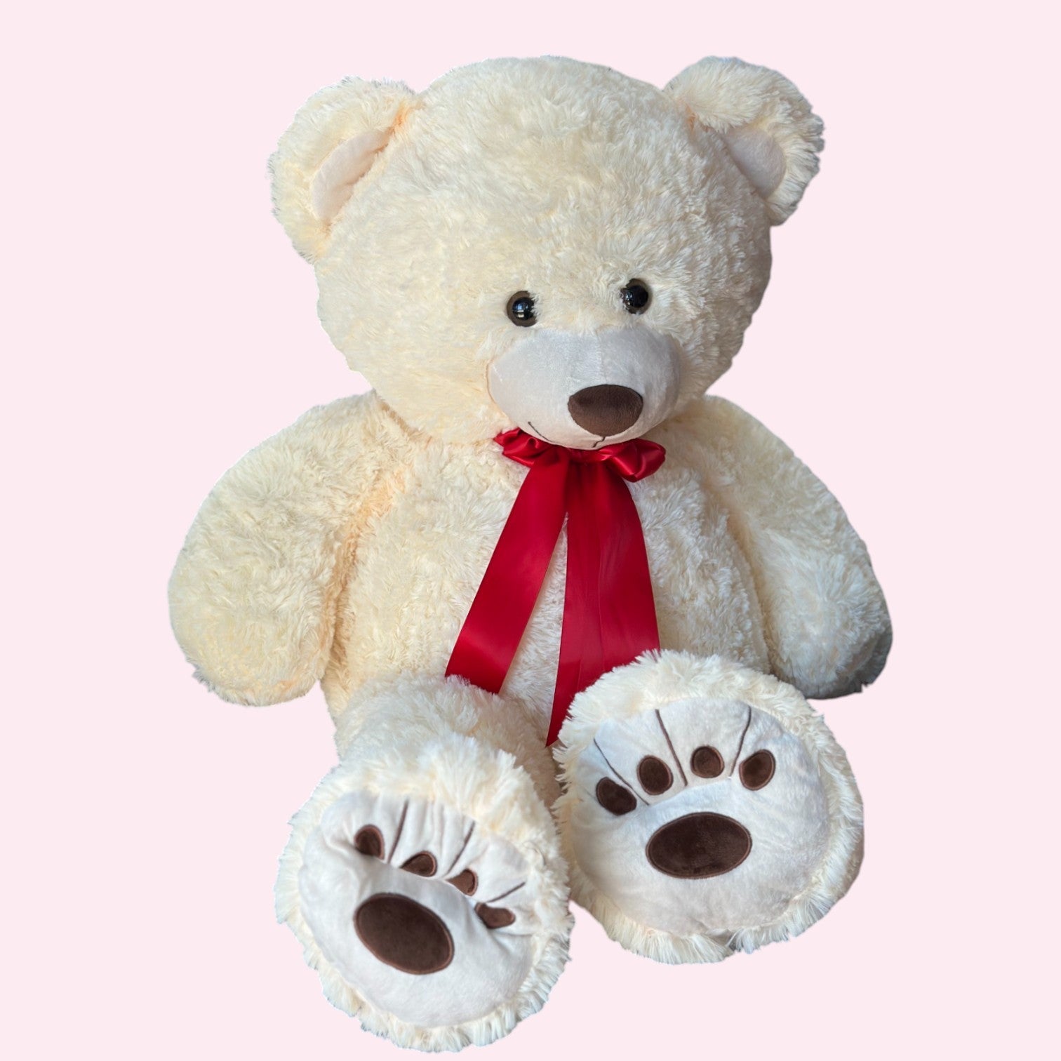 Cream Teddy Bear - Medium